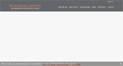 Desktop Screenshot of marketing-catalysts.com