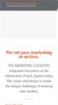 Mobile Screenshot of marketing-catalysts.com